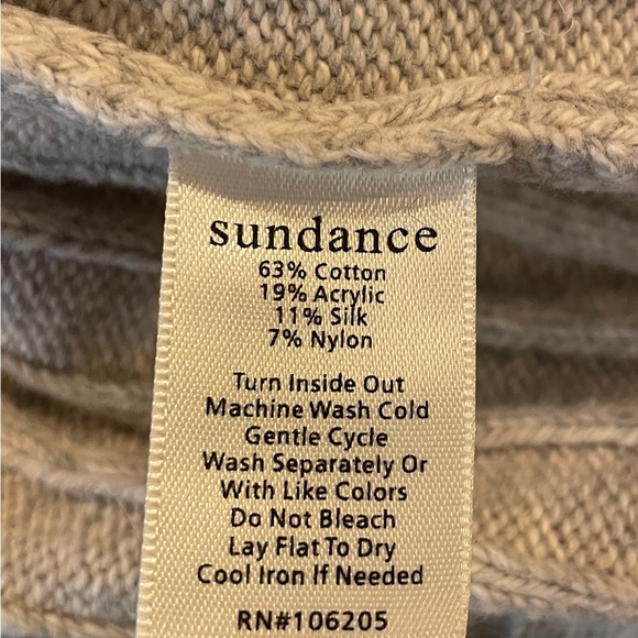 Sundance Ribbed Cotton Silk Henley - Picture 3 of 3